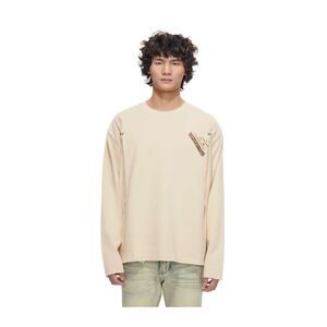 Valabasas Long Sleeve Shirt Piece Mens Cream VLBS-VSL1-1012